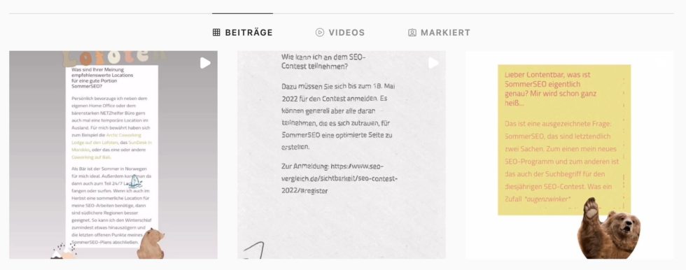 SommerSEO bei Instagram