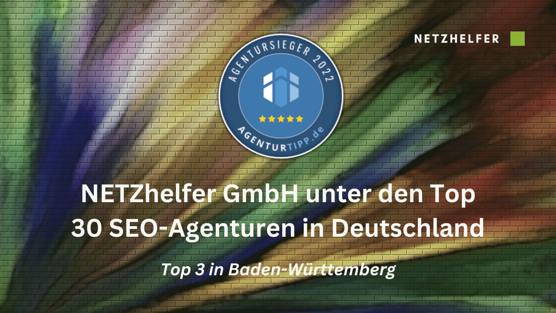 NETZhelfer GmbH Top 30 SEO-Agentur Deutschland Agenturtipp.de