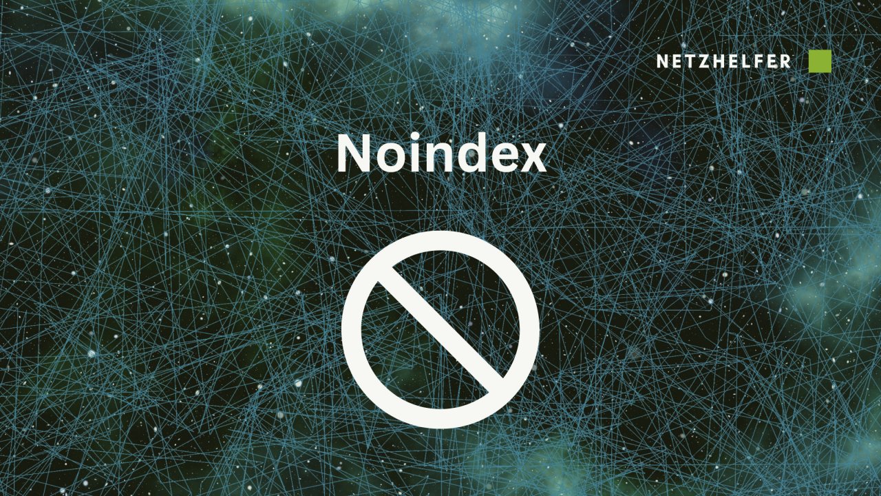 Noindex Glossar Beitragsbild