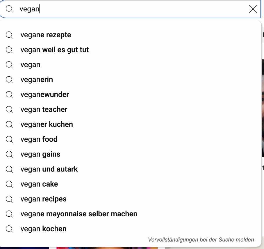 YouTube Suchleiste