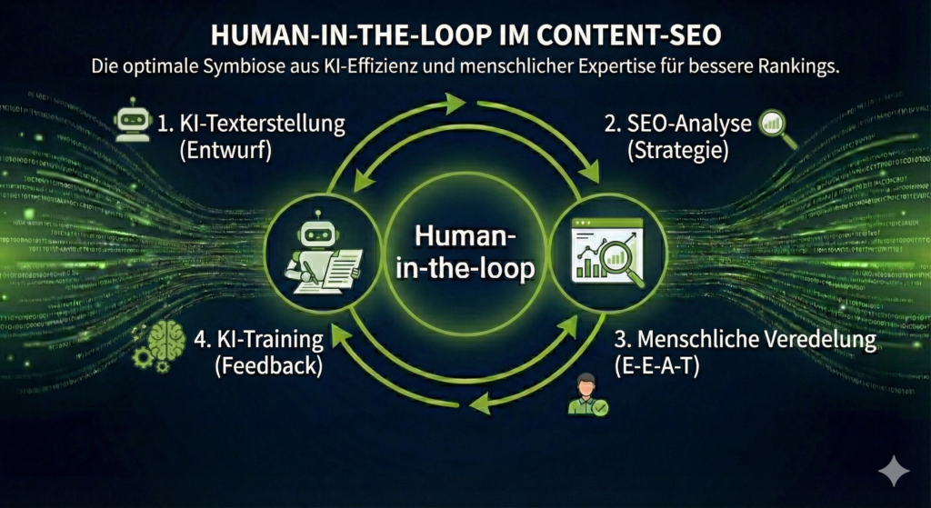 KI-Content-im-Marketing: Human-in-the-Loop Grafik