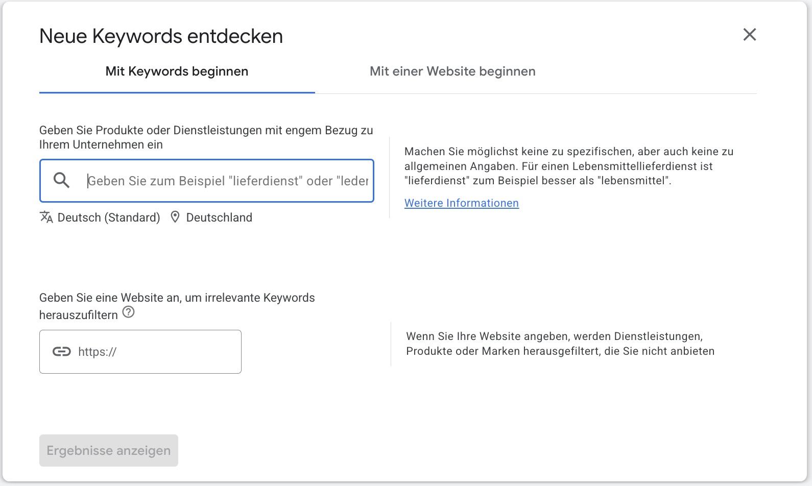 KI-Content-im-Marketing: Keyword-Recherche-mit-dem-Google-Keyword-Planer
